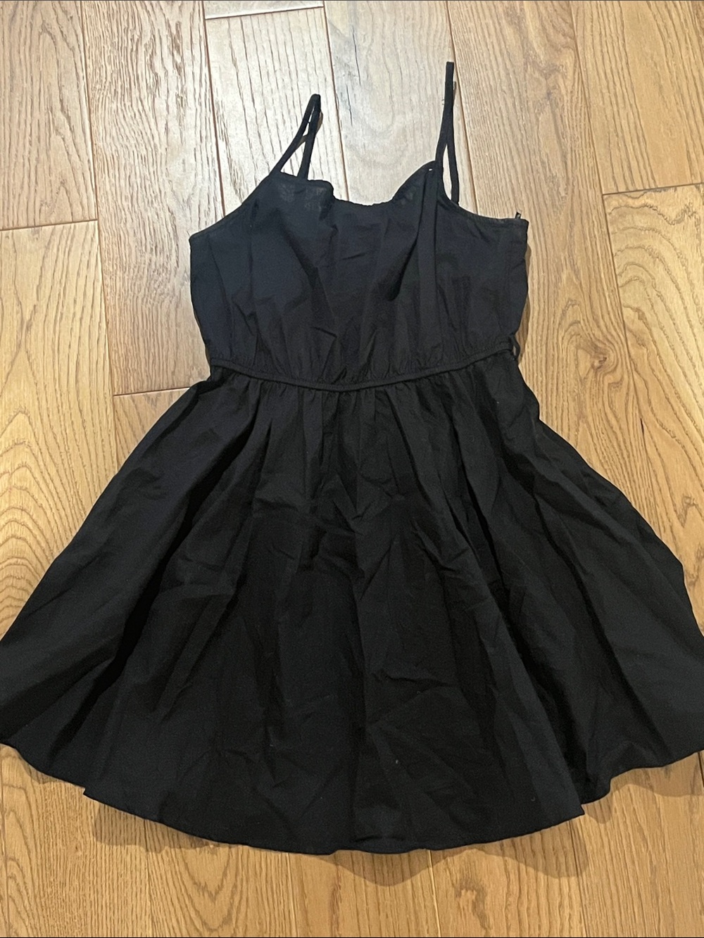 Forever 21 Black Dress with Spaghetti Straps